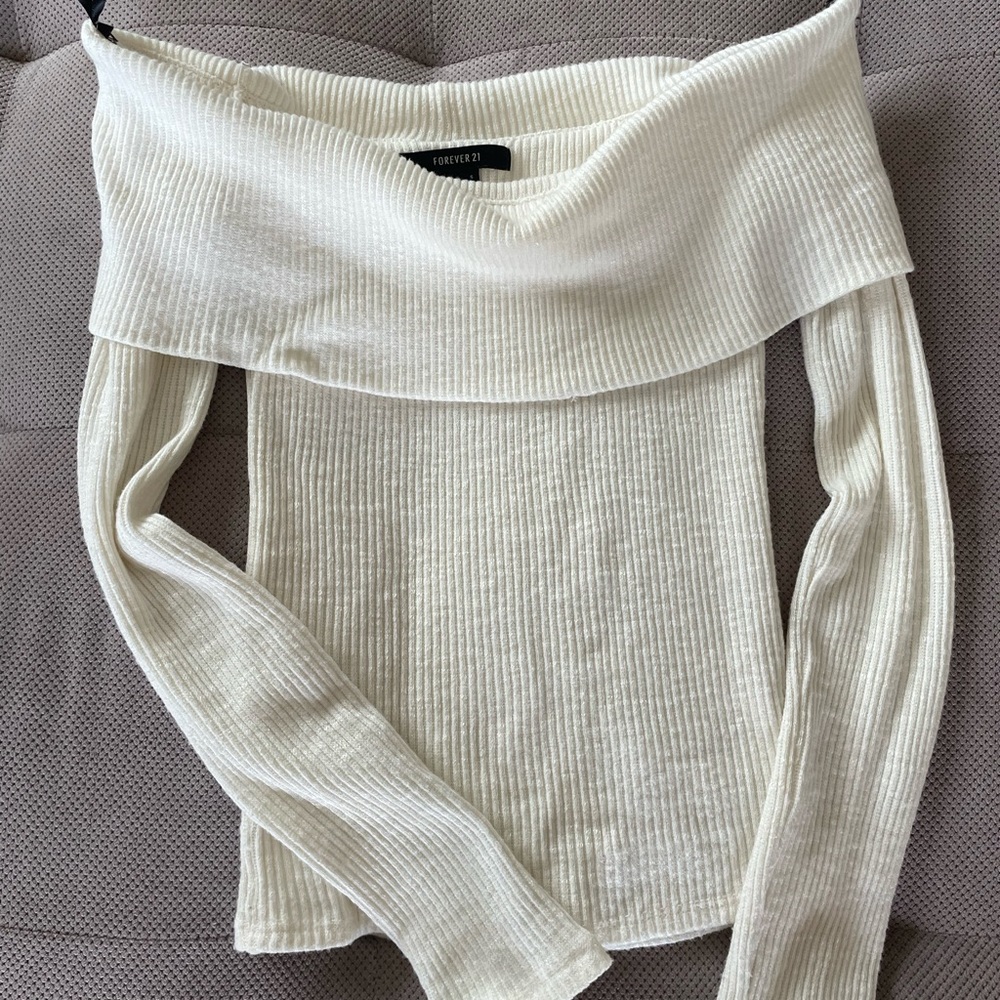 Forever 21 Off the Shoulder Sweater